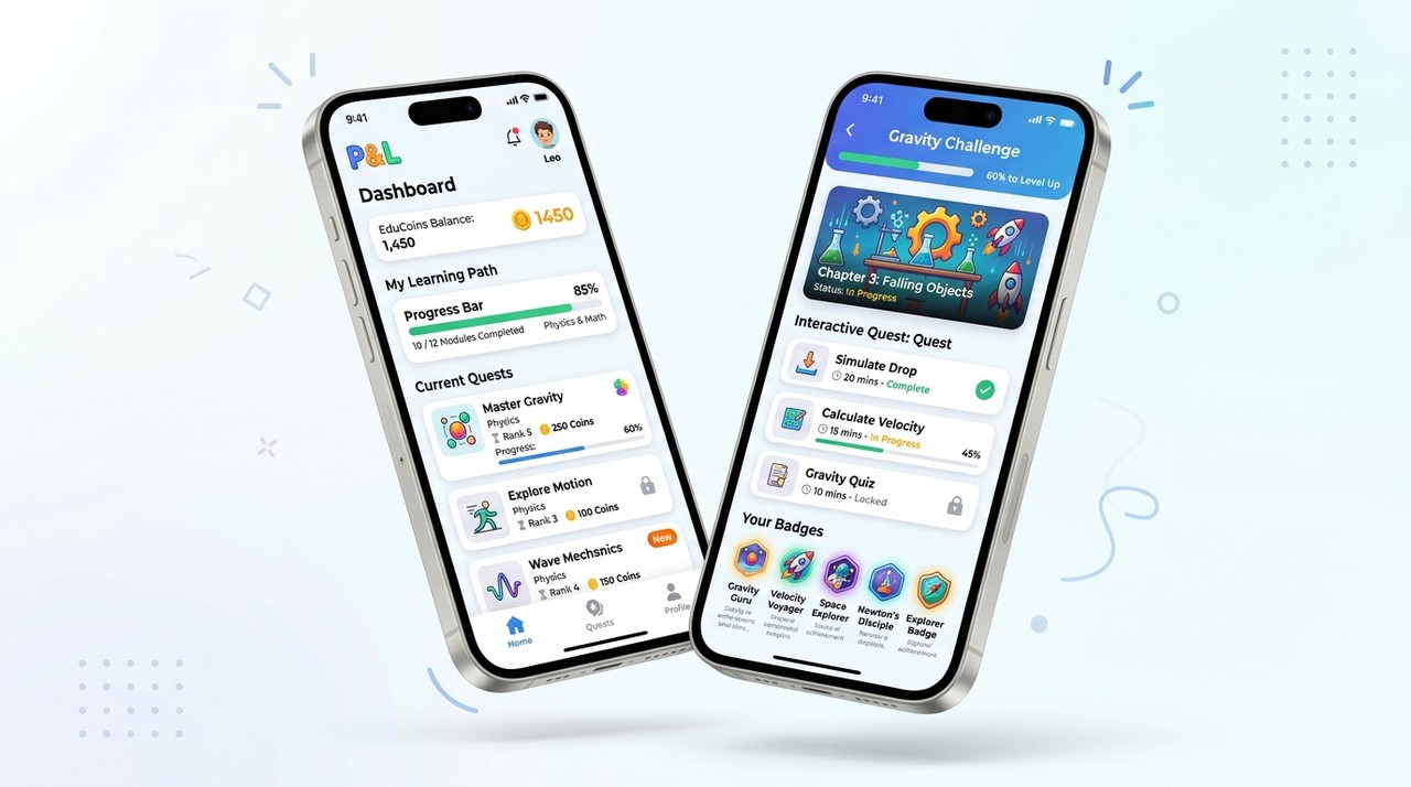 PlaynLearn App Mockup